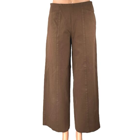 Old Navy Pants - Old Navy Women's Brown High Waisted Palazzo Pocket Wide Leg Trouser Pants Size S